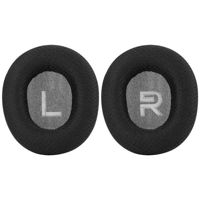 Alt view image 3 of 6 - Comfort Mesh Fabric Ear Pads Compatible with Skullcandy Crusher ANC 2 Headphones, Ear Cushions with Video Guide (Black)