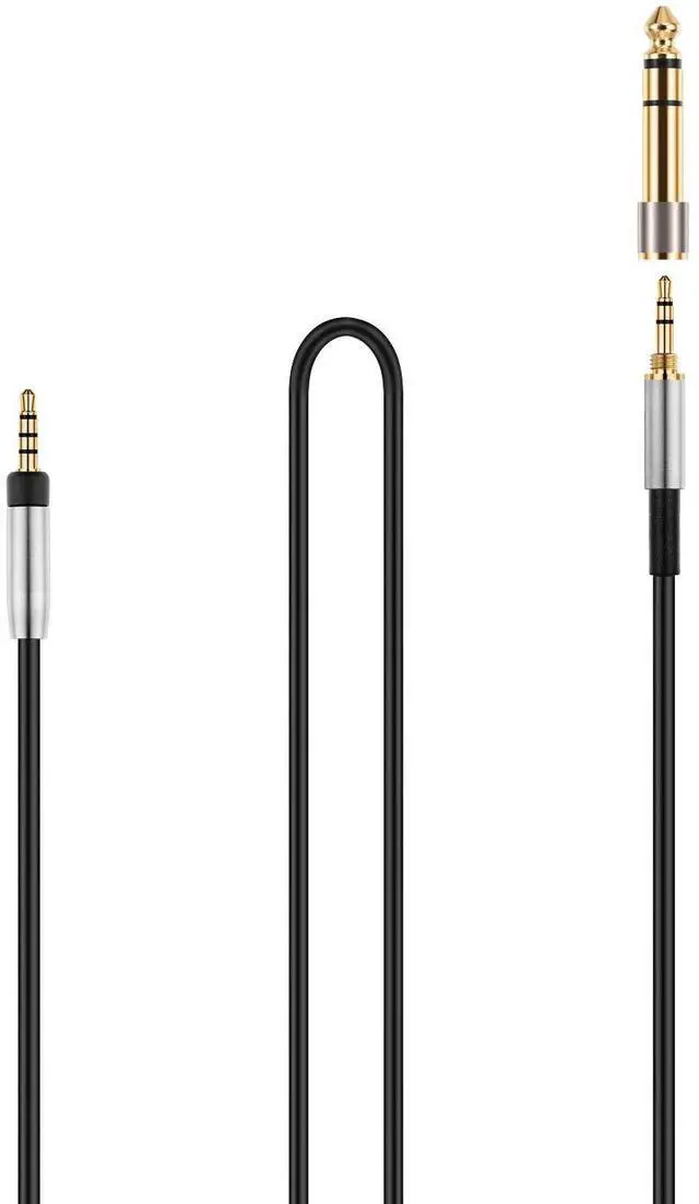 Main image of Upgrade 3.5mm to 2.5m AUX Cable Compatible with Bose 700 QuietComfort QC25 QC35 QC35II Noise Cancelling Headphones, Replacement Audio Cord with 6.35mm Adapter 3meters/9.9feet