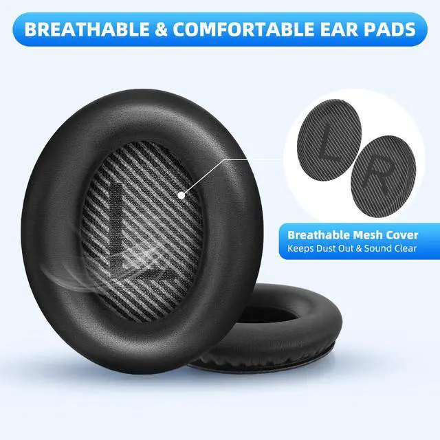 Alt view image 5 of 6 - Replacement Ear Pads for Bose QC35 & QC35 II | for Bose Headphones Quiet Comfort35 & Quietcomfort35 II