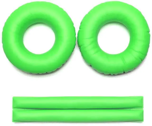 Alt view image 2 of 7 - Green Replacement Ear Pads Foam Cushion Headband Compatible with Sennheiser HD25 HD 25 HD 25-1 HD25-1ii HD25SP HMD25 HME25 HMEC25 Headphones