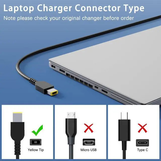 Alt view image 6 of 7 - 230W Charger AC Adapter ADL230SCC3A SA10R16890 Compatible with Lenovo Legion Charger, Legion 5-15 5i-15 5P-15 5Pro-16 Thinkpad P51 P52 P53 P51 P50 P70 Ideapad Y740 Y900 Y910 Laptop Power