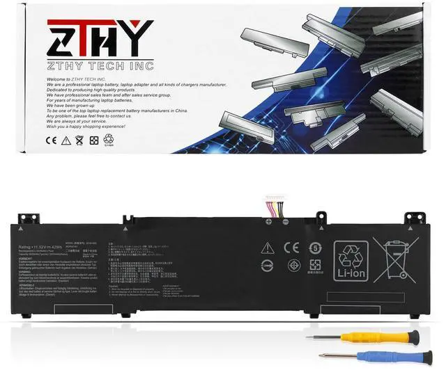 Main image of B31N1822 B31BlEH Laptop Battery Compatible with Asus ZenBook Flip 14 Q406 | Q406D Q406DA UM462 UX462 UX462D UM462D UX462DA UM462DA Convertible Q406DA-BR5T6 UM462DA-AI046T UM462DA-AI071T B31Bi2H 42Wh