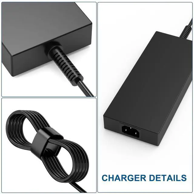 Alt view image 4 of 6 - 240W USB Tip AC Charger for MSI Stealth 17 A16 16 14 AI Studio GP66 GP76 Leopard GE76 GE66 Raider WE76 Workstation CreatorPro Z17 Z16P Z16 X17 Laptop Power Supply Adapter