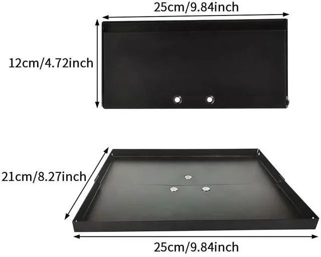 Alt view image 2 of 7 - Laptop Projector Tray Holder Tripod Stand Platform for 1/4" Screws, Stage/Meeting Use