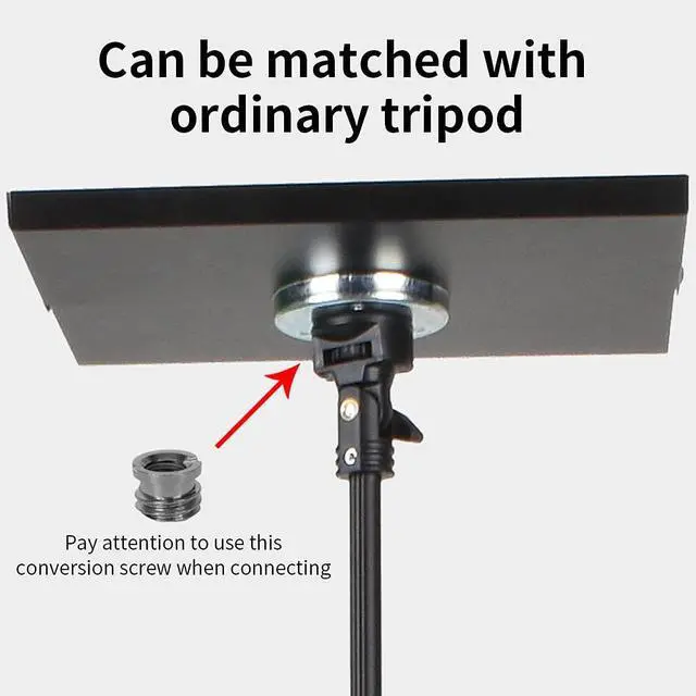 Alt view image 5 of 7 - Laptop Projector Tray Holder Tripod Stand Platform for 1/4" Screws, Stage/Meeting Use