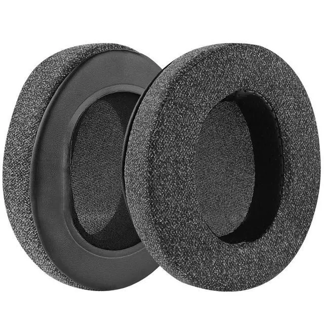 Alt view image 2 of 6 - Comfort Linen Replacement Ear Pads Compatible with Audio-Technica ATH-M50XBT, M50xBT2, M50X, M40X, M30X, M20X, M10X, ATH-ANC9 Headphones, Repair Parts with Video Guide (Dark Grey)