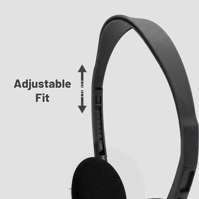 Alt view image 4 of 7 - USB-C Headphones Bulk 20 Pack, Black | Bulk Pack, Suitable for Classroom & School, For Children & Teenagers, Compatible with Pad & Smartphones