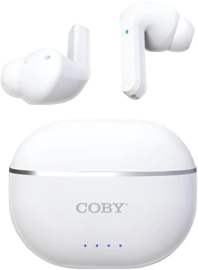 Main image of Noise-Canceling Earbuds w/Charging Case | Noise Canceling, Transparency Modes, Smart Tracking, Bluetooth Auto Pairing | 10 Hour Playtime, USB-C Rechargeable (White)