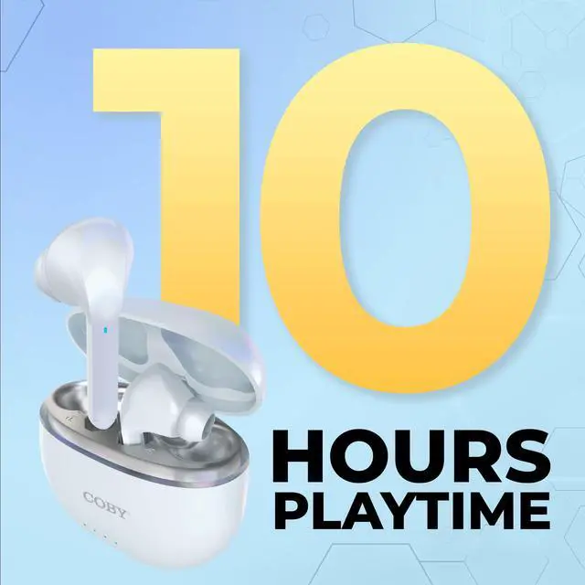 Alt view image 2 of 6 - Noise-Canceling Earbuds w/Charging Case | Noise Canceling, Transparency Modes, Smart Tracking, Bluetooth Auto Pairing | 10 Hour Playtime, USB-C Rechargeable (White)
