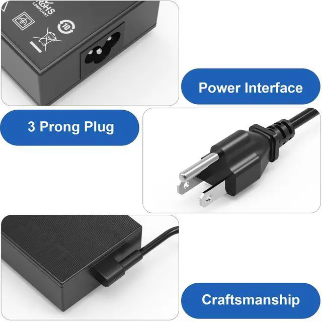 Alt view image 6 of 7 - 240W 20V 12A AC Adapter for ASUS Laptop ROG Zephyrus G16 GU605 G14 GA403 TUF Gaming A14 A16 FA401UM FA401KM FA608WP FA608UM Charger ADP-240EB B ADP-240EB C Power Supply