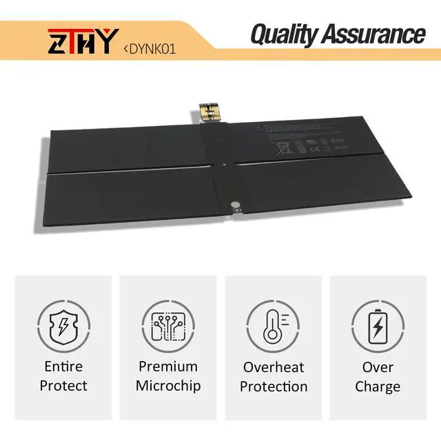 Alt view image 5 of 7 - G3HTA036H Battery Replacement for Microsoft Surface 1st Gen 1769 2017 | for Surface Laptop 1782 13.5'' 2-LQN-00004 KSR-00001 DAG-00003 DYNK01 Battery 7.57V 45.2Wh 5970mAh 4-Cell