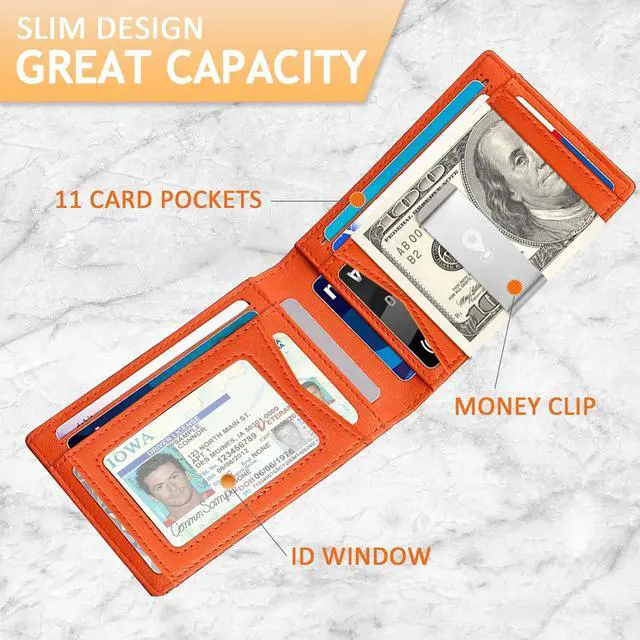 Alt view image 6 of 7 - Smart Tracker Wallet for Men,Compatible with Android and Ios, Mens Wallet GPS Tracker Card Holder With Men Gift for Christmas. (Carbon Black) (iOS & Android)