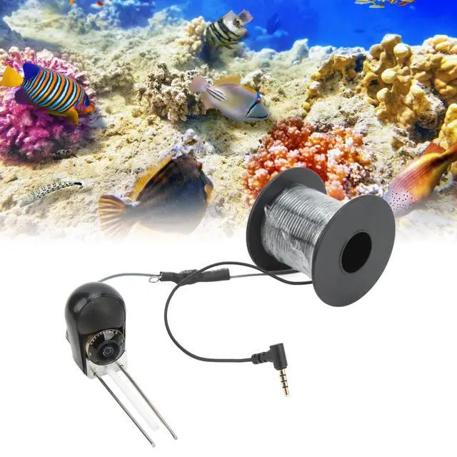 Alt view image 4 of 6 - Underwater Fishing Camera, Portable Video Fish Finder Camera with Fishing Cable & 940pcs LED White Lights, CVBS Camera for Sea, Lake, Boat, Kayak, Ice Fishing
