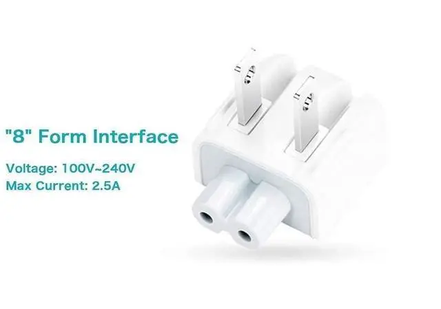 Alt view image 5 of 6 - Replacement Power Adapter Extension Cord Compatible for iBook MacBook Pro MacBook Power Adapters 45W, 60W, 61W, 85W and 87W