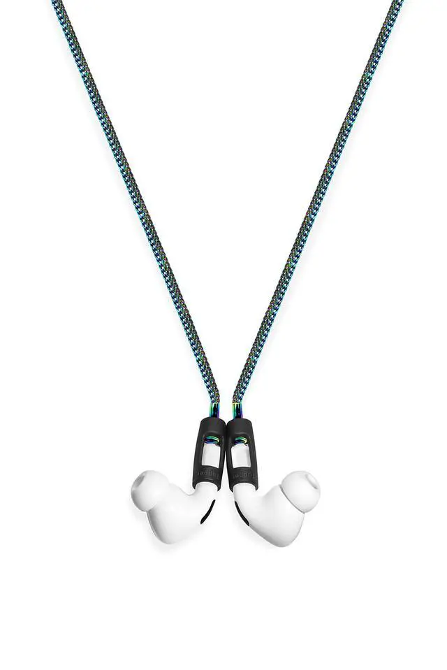 Alt view image 2 of 4 - Oil Gradient Plated Mesh Chain for AirPods & AirPods Pro