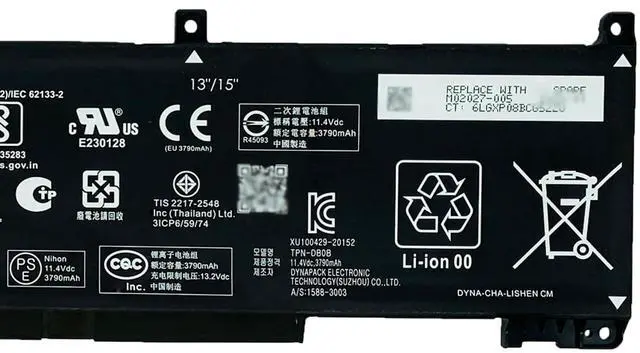 Alt view image 4 of 6 - RH03XL Laptop Battery 45Wh HSTNN-OB1T HSTNN-DB0B HSTNN-IB9P | Compatible with HP ProBook 430 440 445 450 455 630 640 650 G8 G9 / EliteBook 630 640 645 650 655 830 G10 Series HSTNN-IB9Q
