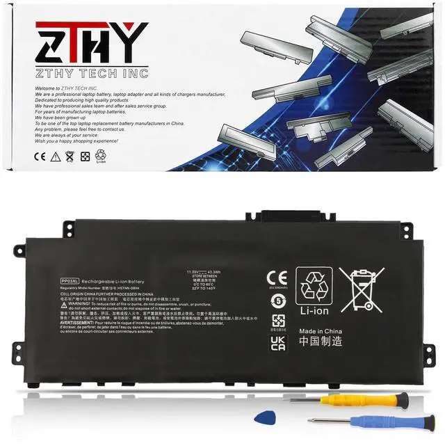Main image of PP03XL PV03XL Battery Replacement for HP Pavilion 13-bb 14-dk 14-dv 14-dw | 13-bb0xxx 13-bb1xxx 14-dk0xxx 14-dk1xxx 13t-bb 13t-bb100 14t-dv 14t-dv100 14t-dv200 HP X360 14-dw0xxx 14m-dw0xxx 14m-dw1000