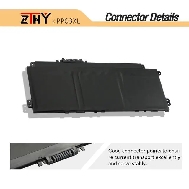 Alt view image 4 of 7 - PP03XL PV03XL Battery Replacement for HP Pavilion 13-bb 14-dk 14-dv 14-dw | 13-bb0xxx 13-bb1xxx 14-dk0xxx 14-dk1xxx 13t-bb 13t-bb100 14t-dv 14t-dv100 14t-dv200 HP X360 14-dw0xxx 14m-dw0xxx 14m-dw1000