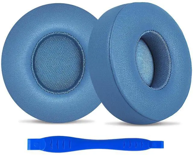 Main image of Replacement Ear Pads for Beats Solo 4 Wireless Headphones-Blue | Soft Protein Leather Memory Foam Ear Cushions with Strong Adhesive Backing, Comfortable Fit for Long Listening Sessions