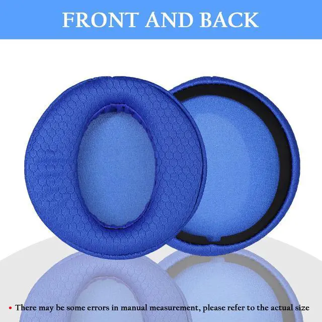 Alt view image 6 of 7 - Earpads for Sony MDR-XB950BT XB950B1 XB950N1 XB950AP Headphones | Extra Durable Ear CushionsReplacement Ear pads with Breath Mesh & Memory Foam,Comfortable and Breathable (Blue)