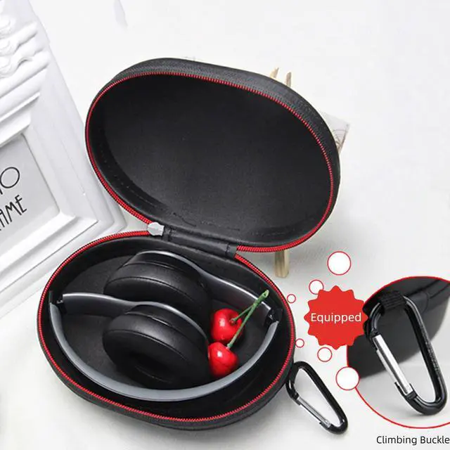 Alt view image 2 of 6 - Hard Shell Headset Storage Case Compaitble with Beats/for JVC/for Marshall/for Philips/for Denon Headphone, Portable Headphone Organizer Pouch
