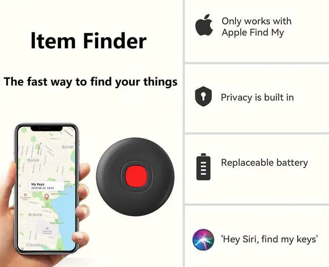 Alt view image 5 of 7 - Air Tracker Tags-4Pack Works with Apple Find My APP | IP68 Waterproof Smart Tag Tracker,Key Finder for Car,Backpack,Wallet,motorcycles (iOS Only)