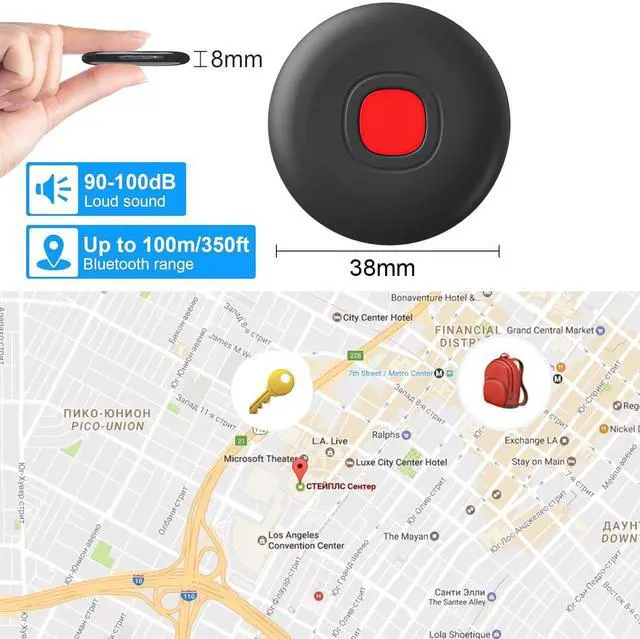 Alt view image 7 of 7 - Air Tracker Tags-4Pack Works with Apple Find My APP | IP68 Waterproof Smart Tag Tracker,Key Finder for Car,Backpack,Wallet,motorcycles (iOS Only)
