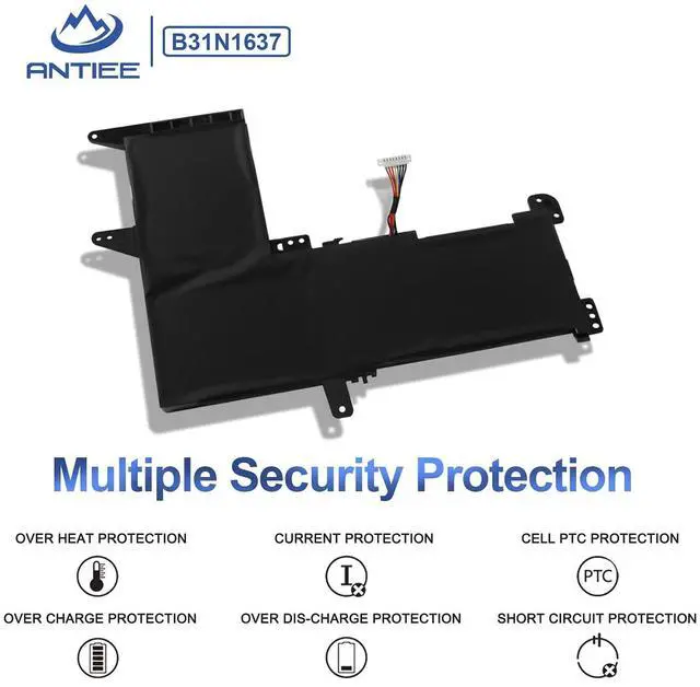 Alt view image 4 of 7 - B31N1637 C31N1637 Laptop Battery for ASUS VivoBook X510 S15 S510U F510 | X510U X510UQ X510UA X510UAR X510UF S15 S510UF S510UQ S510UN S510UR S510UA F510U F510UA F510UQ F510QA