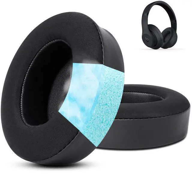Main image of GVOEARS Studio3 Replacement Ear Pads Earpad for Beats Studio 2 3 Headphones | Upgraded Cooling Gel B0500 B0501 Cushions (Black)