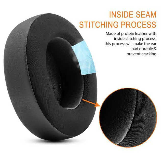 Alt view image 6 of 7 - GVOEARS Studio3 Replacement Ear Pads Earpad for Beats Studio 2 3 Headphones | Upgraded Cooling Gel B0500 B0501 Cushions (Black)