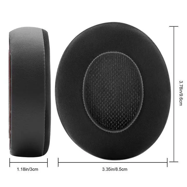Alt view image 7 of 7 - GVOEARS Studio3 Replacement Ear Pads Earpad for Beats Studio 2 3 Headphones | Upgraded Cooling Gel B0500 B0501 Cushions (Black)