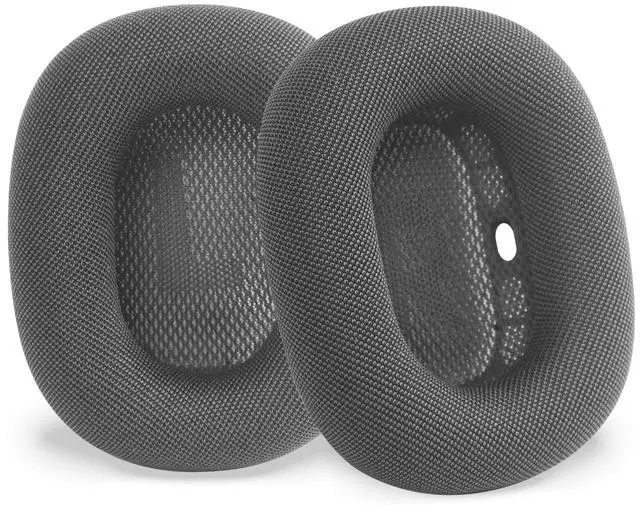 Main image of Ear Cushions Earpads for AirPods Max 1 & 2, Space Gray | Upgraded Super Magnetic Snap, Mesh Fabric, Simple Quick Install, Noise Isolation, Enhanced Durability, Ergonomic, Acoustic Ac
