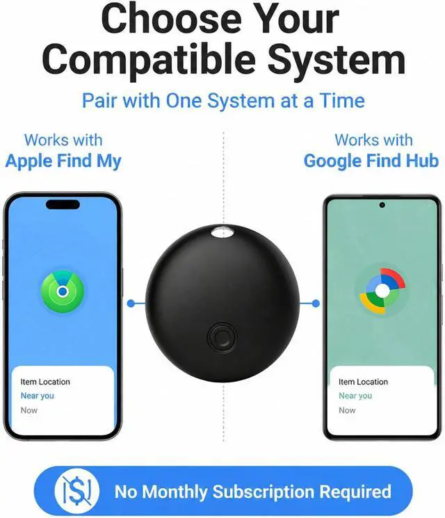 Alt view image 2 of 6 - GPS Tracker for Vehicles No Subscription, iOS & Android - 2 Pack | Real-Time Tracking IP67 Waterproof, Undetectable Car Tracker Tag, Compatible with Apple Find My & Google Find Hub for Pet Kid