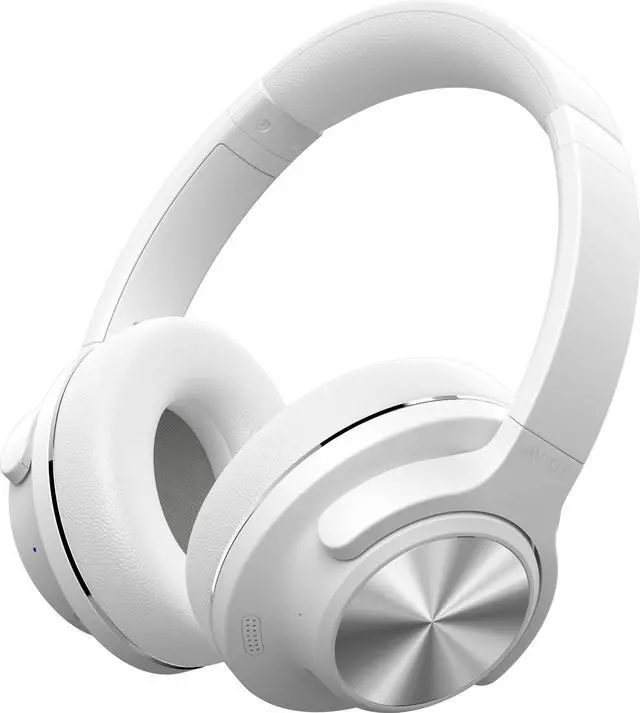 Main image of WA-V1 High-Resolution Wireless Headphones with Adaptive Hybrid Noise Cancelling | Up to 120 Hours Playback | Superior Sound Quality and Comfort | Foldable Design (White)
