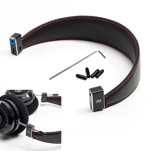 Main image of Aluminum Alloy Removable Headband with Top Head Steel Beam Synthetic Leather Compatible with Grado SR60 SR80 SR125 SR225 SR325 PS500 GS1000 PS100 PS1000 PS500 RS1 RS2 Alessandro Headphone