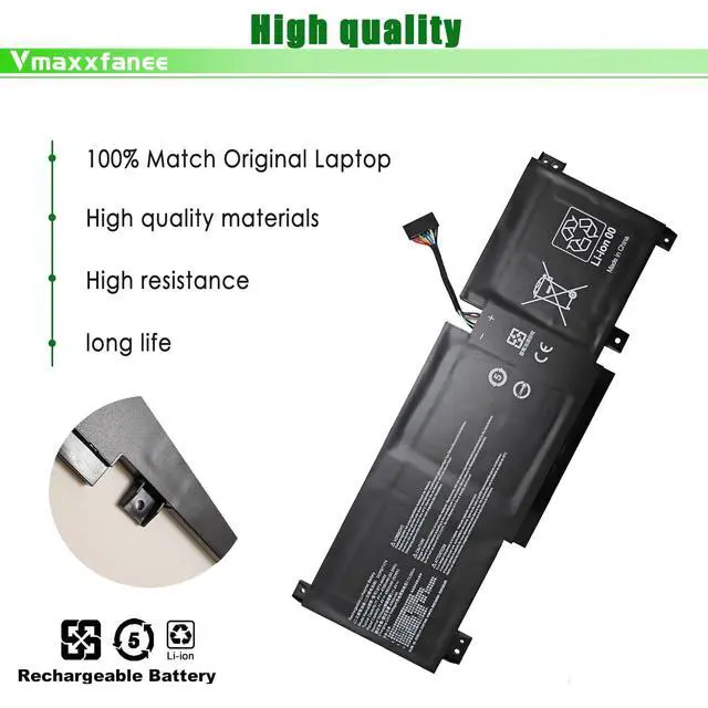 Alt view image 3 of 7 - BTY-M492 Laptop Battery Replacement for MSI Katana GF66 12UX Pulse GL66 GL76 12UX GL66 11UEK-016AU 11UDK-216TH GL76 11UEK 11UCK-007BE 11UDK-022TW 11UEK-038XES Sword 15 A11UE
