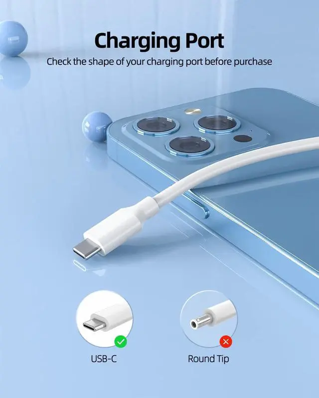 Alt view image 2 of 7 - Type C 45W 65W Charger Fit for Samsung Galaxy Chromebook XE930QCA XE931QCA, Galaxy Book Ion Flex 15.613.3 NP950XCJ NP930XCJ NP950QCG NP930QCG, Fit for Flex NP750TDA-XD2US Laptop Power Cord