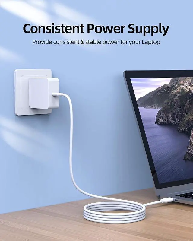 Alt view image 7 of 7 - Type C 45W 65W Charger Fit for Samsung Galaxy Chromebook XE930QCA XE931QCA, Galaxy Book Ion Flex 15.613.3 NP950XCJ NP930XCJ NP950QCG NP930QCG, Fit for Flex NP750TDA-XD2US Laptop Power Cord