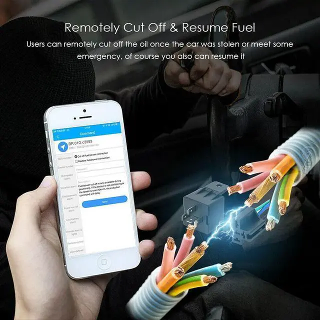 Alt view image 4 of 5 - Relay GPS Tracker for Vehicle Car Motorcycle Motorbike Truck
