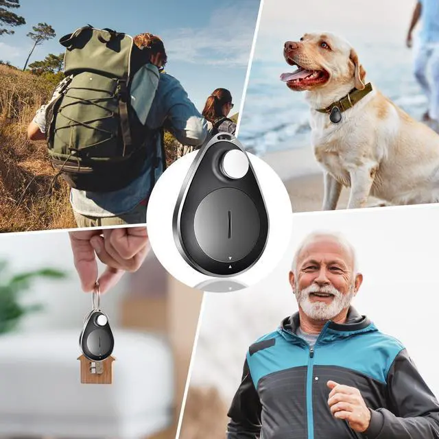 Alt view image 6 of 6 - Utag GPS Tracker for Kids,2pcs Key Finder Works with Apple Find My (iOS only),Privacy Protection, Lost Mode, Waterproof,Bluetooth Tracker for Children, Seniors, Pets, Backpack (Black)