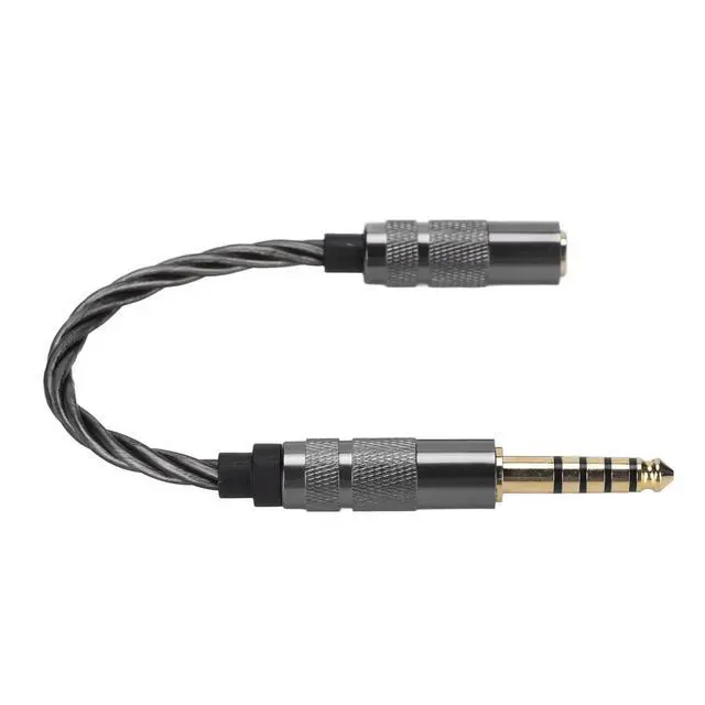 Alt view image 6 of 6 - Zopsc Silver Plated Audio Adapter Cable 4.4mm Balanced Male to 3.5mm | Stereo Female Adapter Headphone Cable for NWZX507 DMPZ1 NWZX300A NWWM1Z
