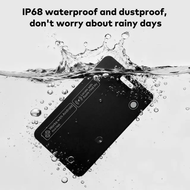 Alt view image 7 of 7 - Dual Platform Wallet Tracker Card, iOS&Android Anti-Loss Slim Smart Locator, Wireless Charging, Works with Apple Find My & Google Find Hub, Item Finder for Wallet Passport Keys Backpack