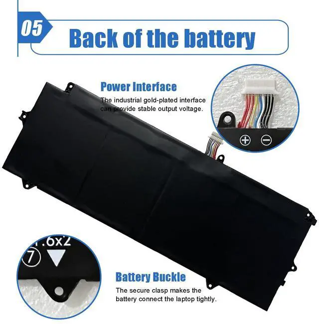 Alt view image 6 of 6 - MG04XL 812205-001 Laptop Battery Replace for Hp Elite X2 1012 G1 V2D16PA V2D62PA V3F62PA V9D46PA Series Notebook MG04 812060-2B1 812060-2C1 HSTNN-DB7F 7.7V 40Wh