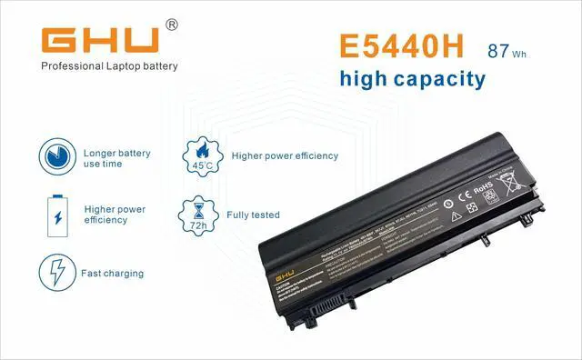 Alt view image 6 of 6 - New Battery VV0NF 0K8HC 11.1V 87WH Compatible with Dell Latitude E5540 E5440 Vostro 3460 3560 1N9C0 CXF66 WGCW6 0M7T5F F49WX NVWGM N5YH9 VVONF VJXMC 7W6K0