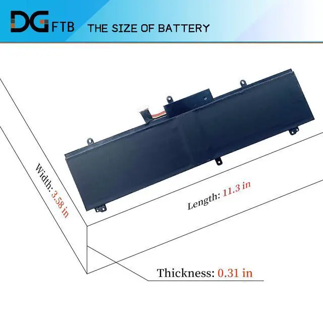 Alt view image 3 of 7 - C41N1837 Laptop Battery for ASUS ROG Zephyrus S GA502DU GA502GU GU502DU GU502GU GU502GV GU532GU GU532GV GX502GV GX502GW GX532GV GX532GW GU532GU TUF Dash F15 FX516PE FX516PM (15.4V 76Wh/4940mAh)