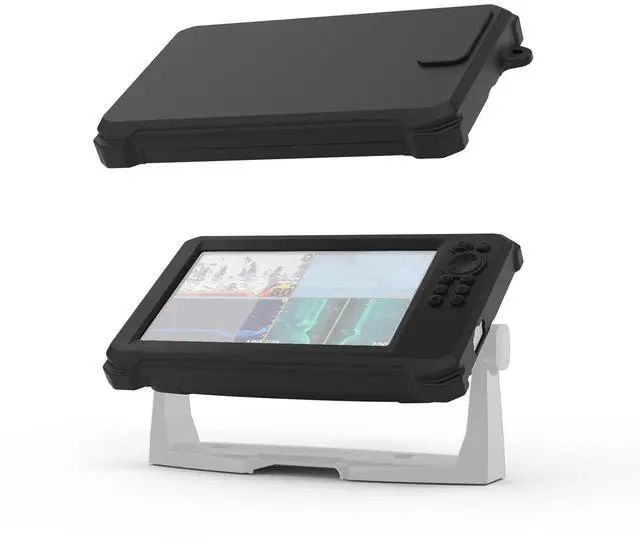 Main image of Fish Finder Protective Silicone Skin Case and Sun Cover for Lowrance Eagle Eye 9 and Lowrance Eagle 9 Full-Coverage, Anti-Scratch, Non-Slip CaseBlack