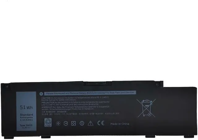 Main image of Fully 266J9 Replacement Laptop Battery Compatible with Dell G3 3590 3500 G5 5500 5505 Inspiron 5490 Series Notebook 0M4GWP M4GWP 0PN1VN PN1VN - 11.4V 51Wh4255mAh
