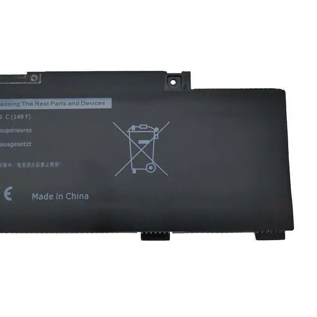 Alt view image 3 of 6 - Fully 266J9 Replacement Laptop Battery Compatible with Dell G3 3590 3500 G5 5500 5505 Inspiron 5490 Series Notebook 0M4GWP M4GWP 0PN1VN PN1VN - 11.4V 51Wh4255mAh