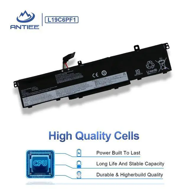 Alt view image 4 of 6 - L19L6P71 L19C6P71 Battery for Lenovo ThinkPad P15 P17 T15G G1 G2 Gen 1 2 | Mobile Workstation 20ST 20SU 20SN 20SQ 20YU 20YQ 20YS 20YR 20UR 20US 20ST000DGE 20YU0003GE 5B10W13958 5B10W13959 94WH