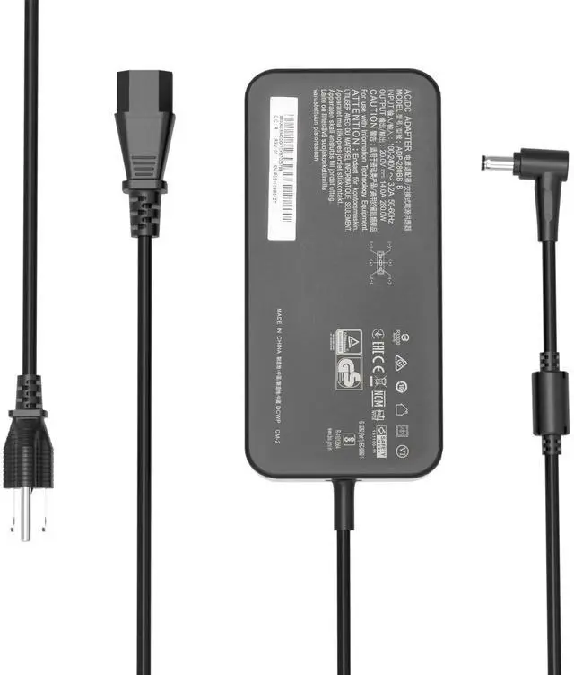 Alt view image 6 of 7 - 280W 20V 14A AC Charger Fit for ASUS ROG Strix, Scar & Zephyrus | Compatible with ASUS ROG Strix G532/G732/G15 G513/G17 G713, SCAR G533/G733, Zephyrus GX551/GX650/GX703 and ADP-280BB